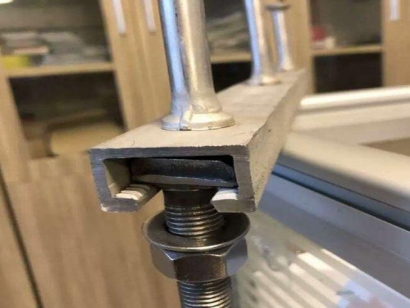 solar tile roof hook